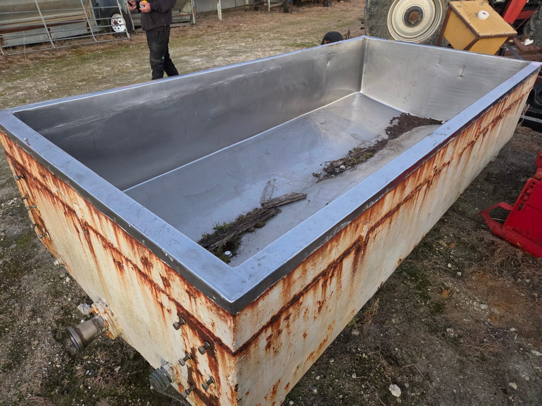 Stainless Steel Wash Vat 1.4 x 3.1m - photo 3