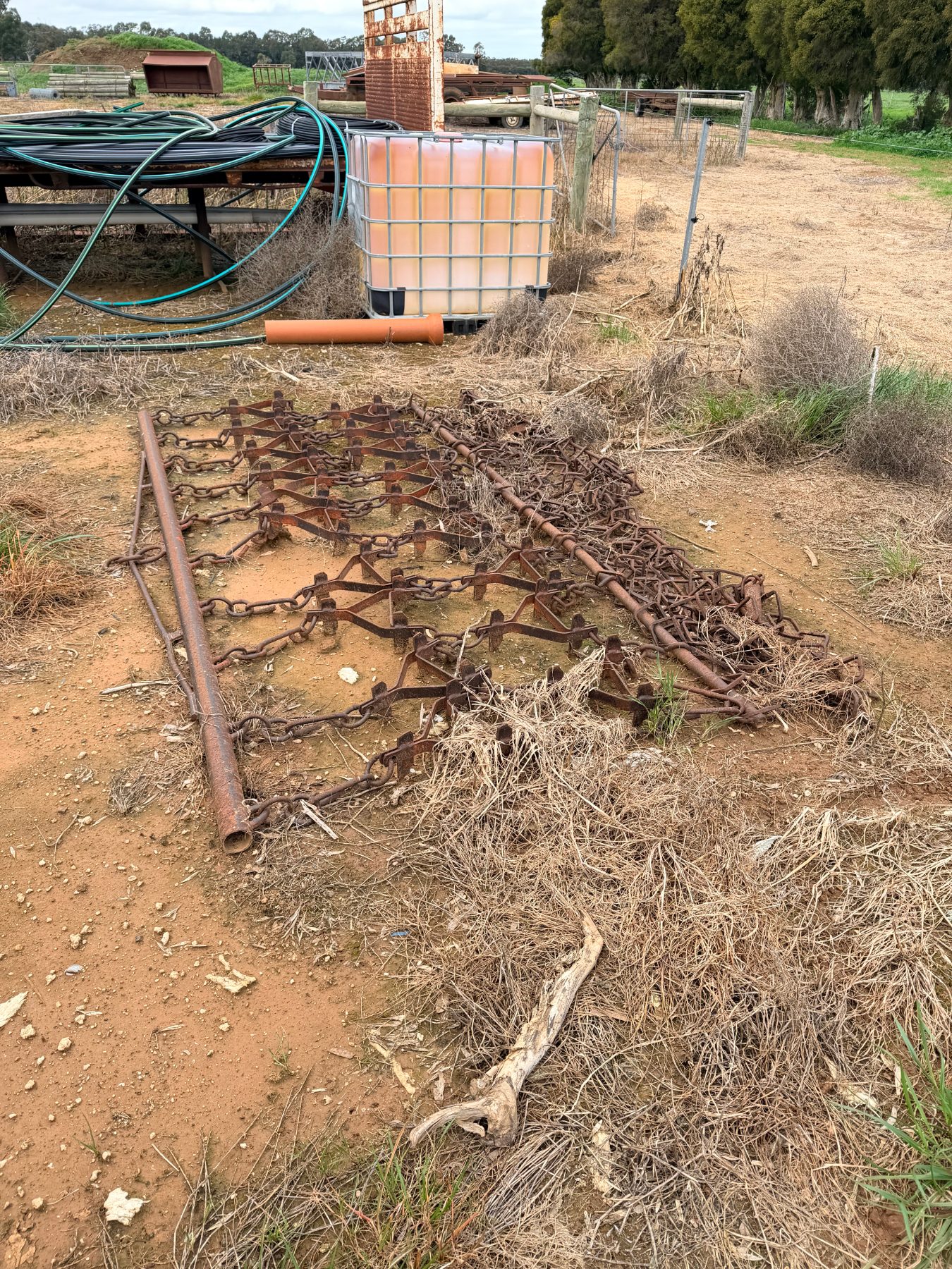 8' Pasture harrow w/optional linkage frame to suit - photo 2