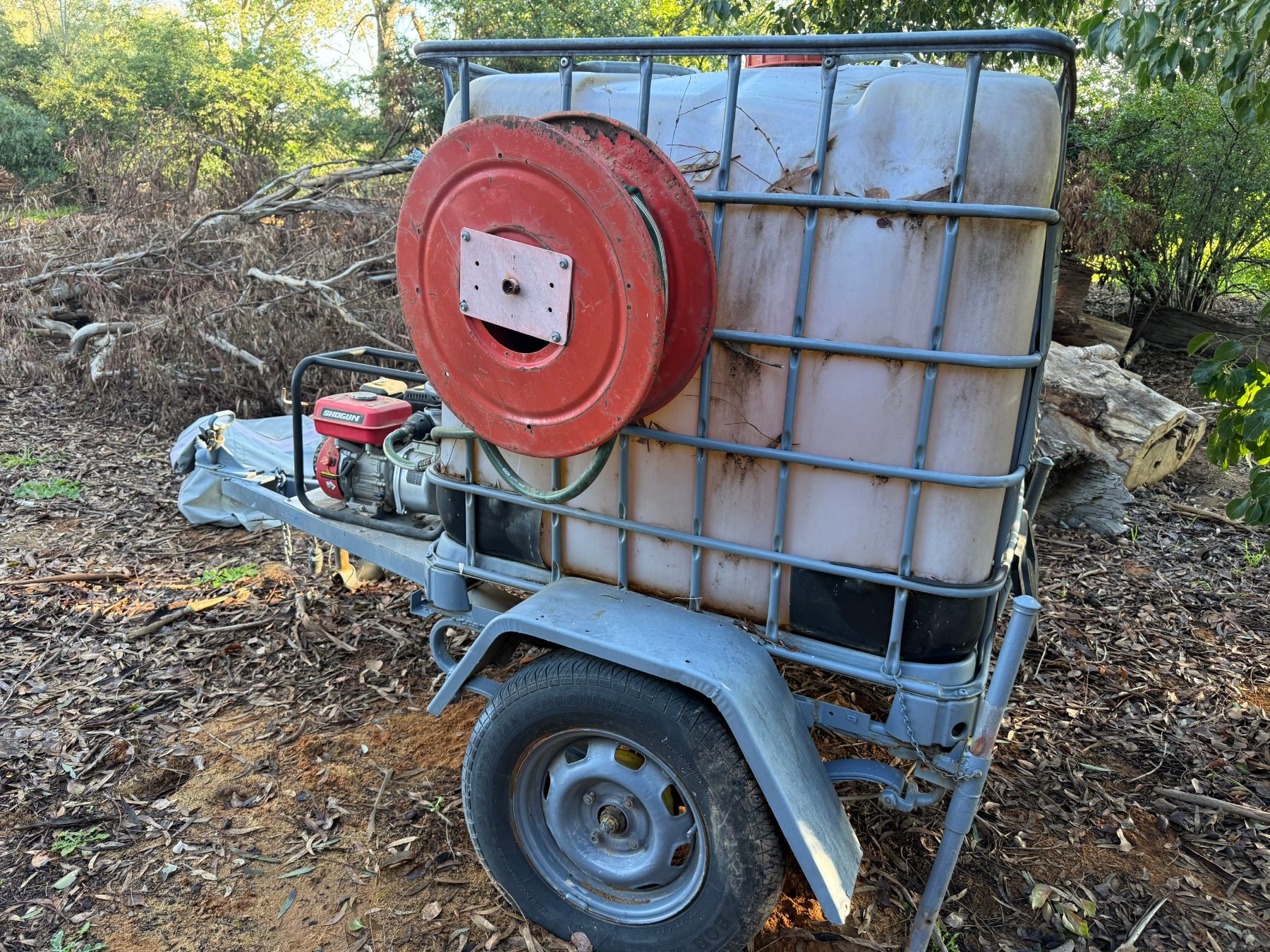 1000L Fire fighter unit with 8hp Shogun motor