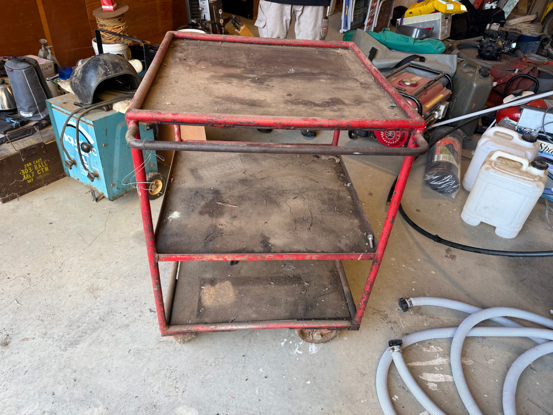 Tool trolley bench and shelves - photo 2