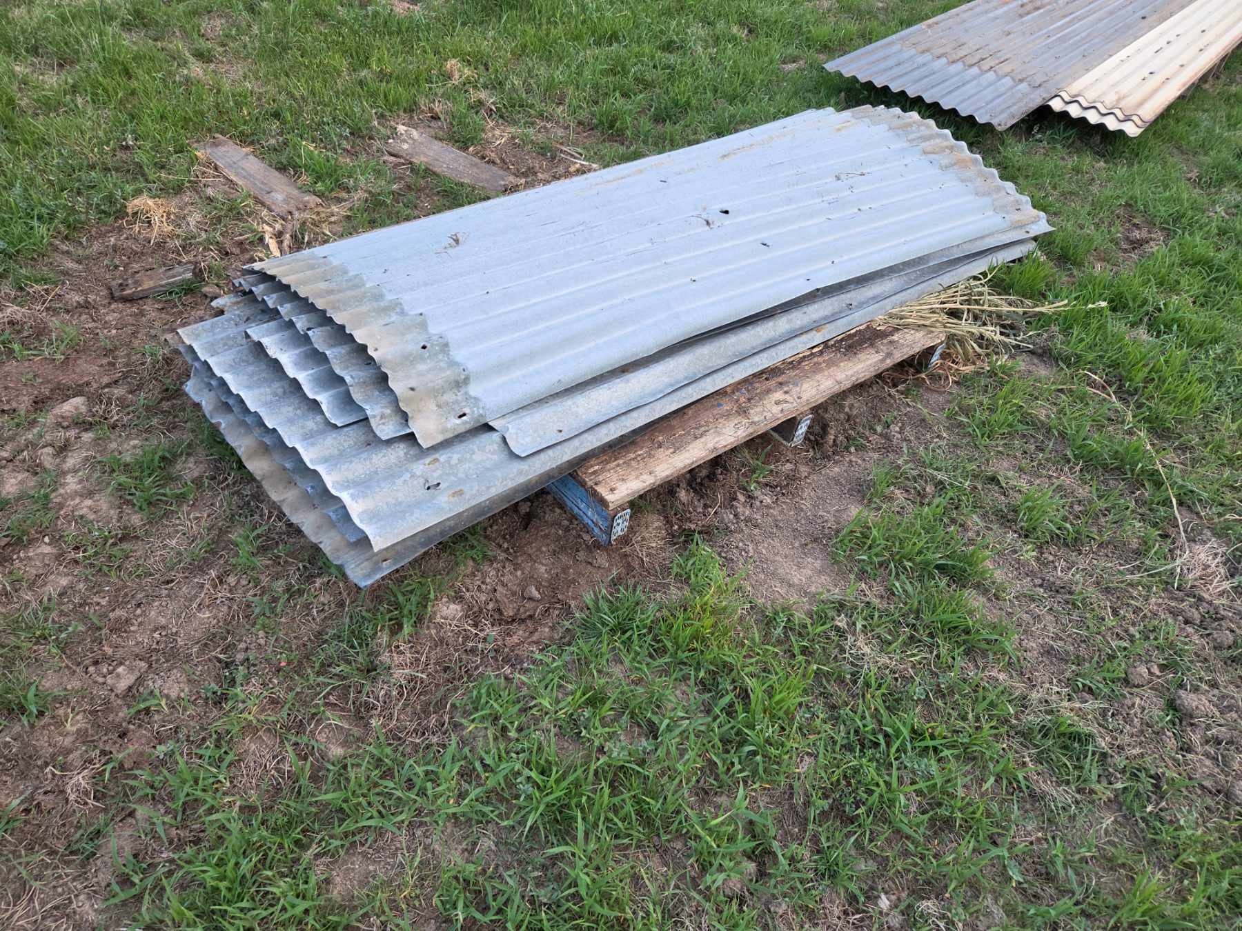 Used - x m Galv. Roofing Iron - photo 2