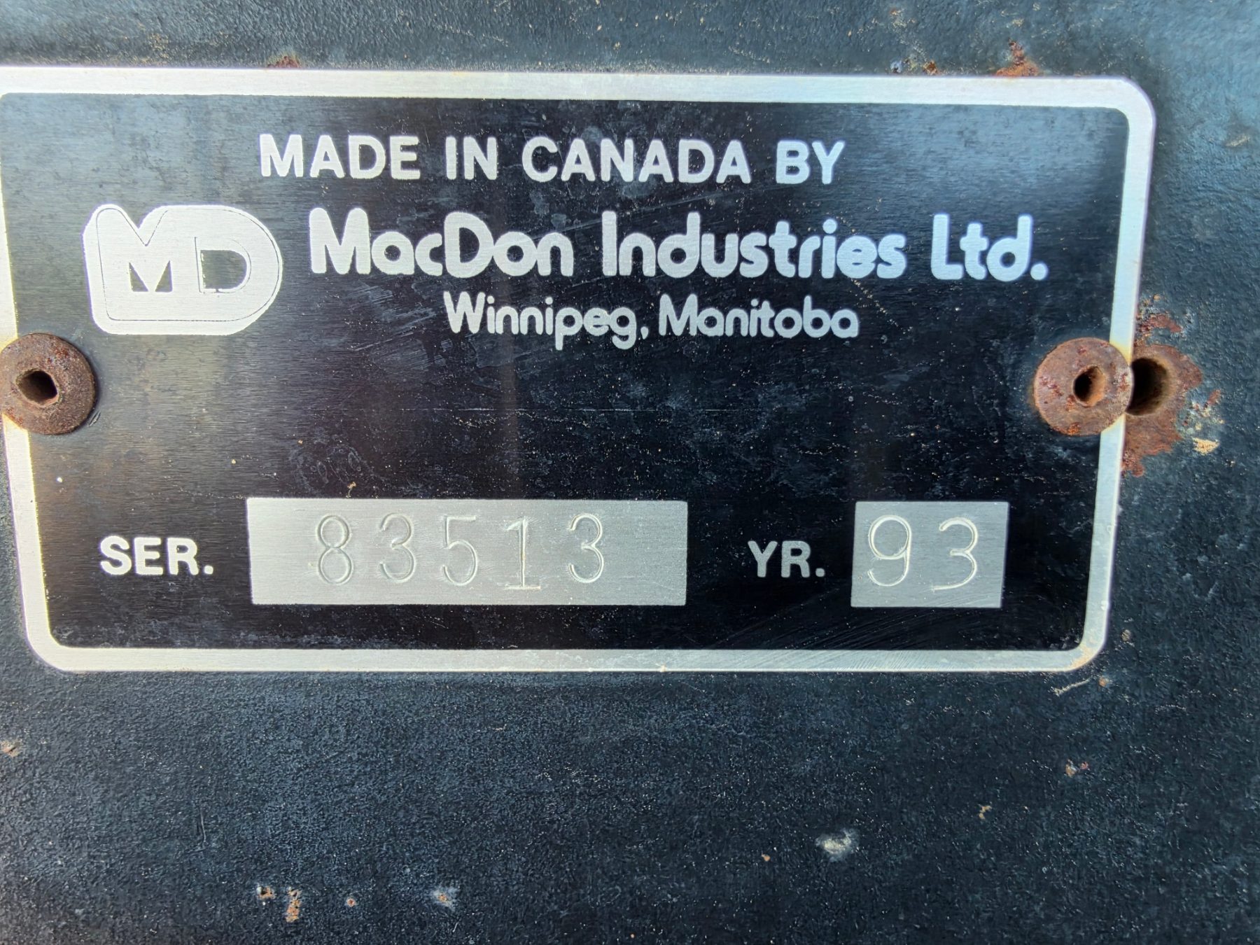 1995 MacDon 9000 Swather with Haybine Front - photo 19