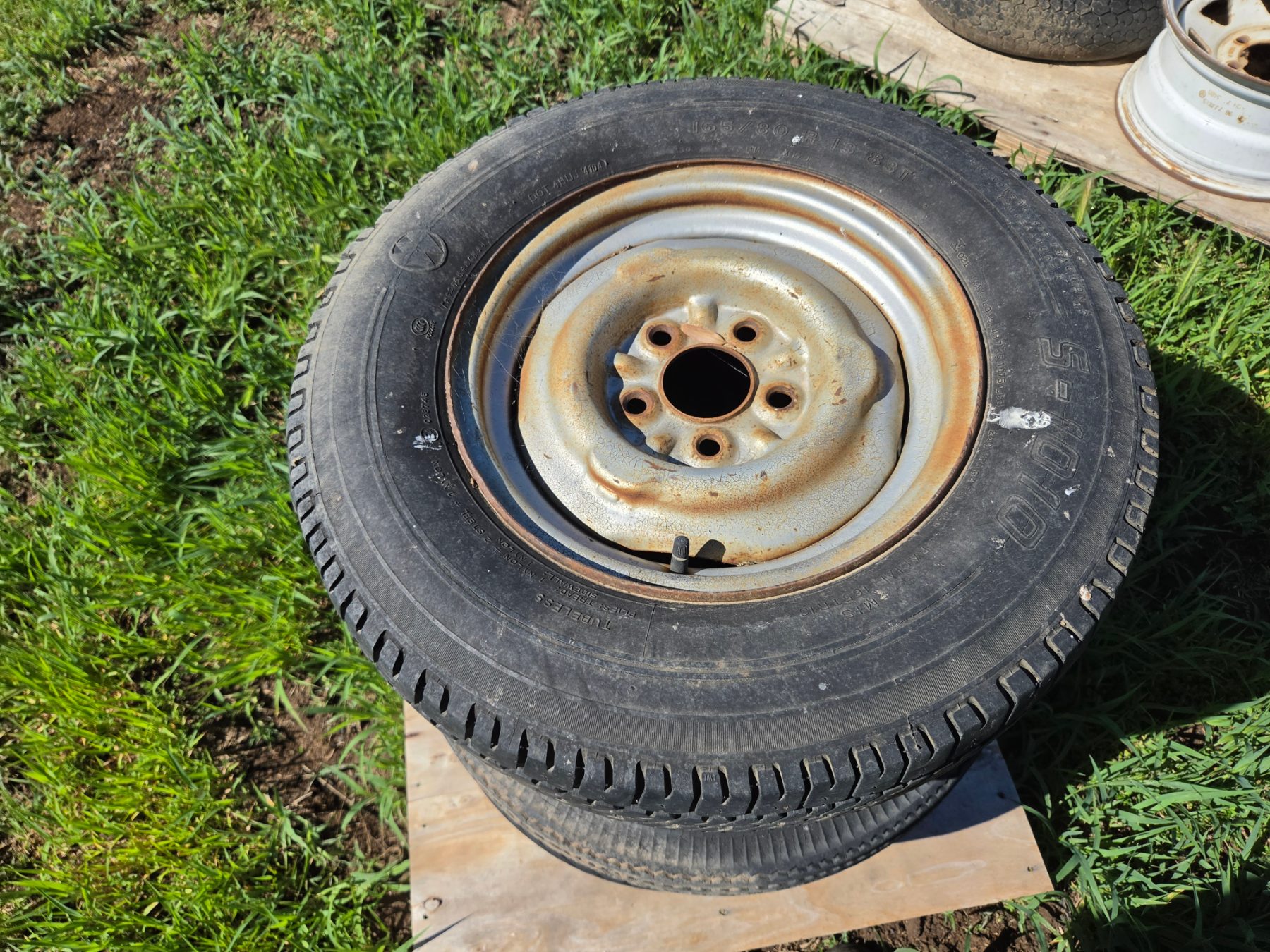 Used - 5x 13" Holden Trailer Rims & Tyres - photo 2