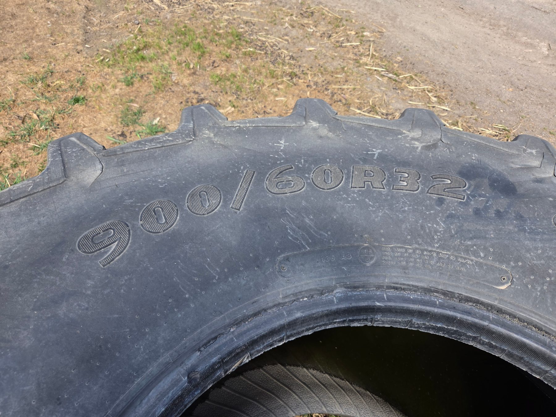 Used - Goodyear 900/60R32 Header Tyre - photo 3