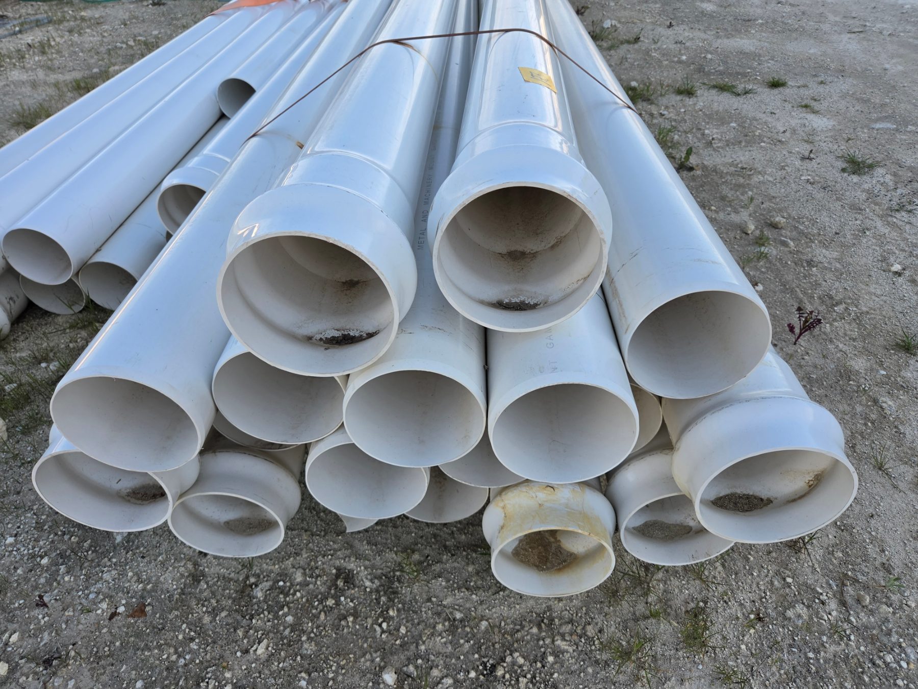 New DN-150 PN.6 PVC-U Pipe 5.95m lengths - photo 2