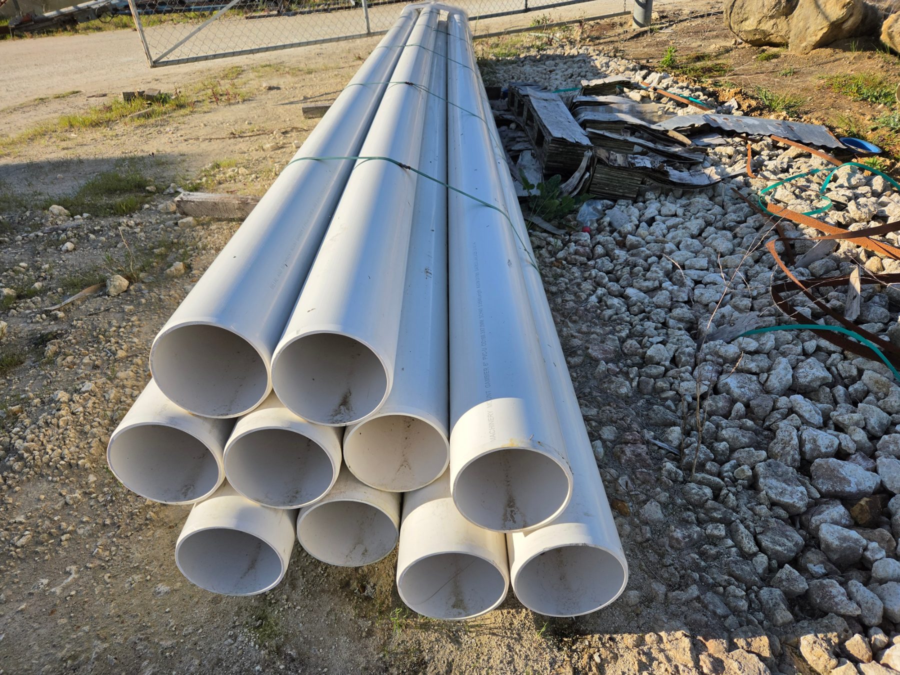 New 6" PVC-U Pipe 5.95m lengths - photo 1