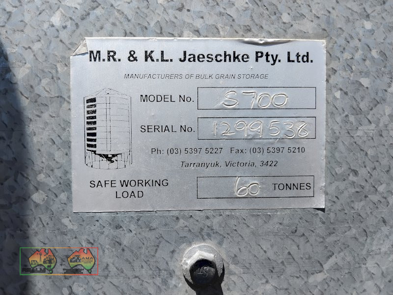 60 Ton Jaeschke Wheat Silo (2 available) - photo 3