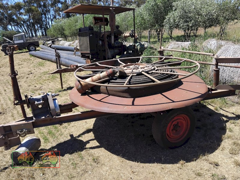 Upton Irrigator hose and hose trailer