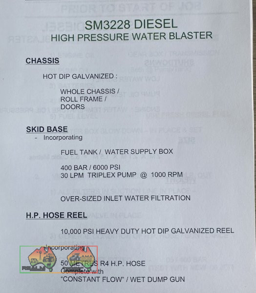 Diesel Powered High Pressure Water Blaster - photo 6