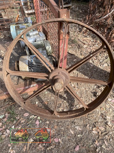 Old Steel Wheel 3ft