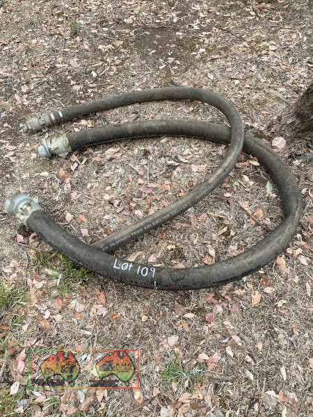POWER  FLEX  H MINER Rubber Air /Water Hose with Fittings - photo 1