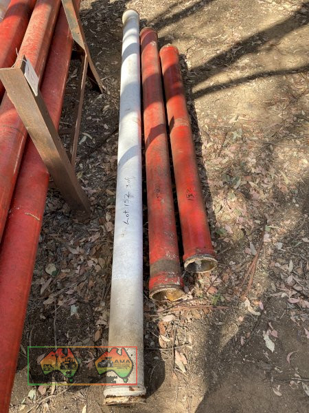 Steel Pipes (Ex concrete pump) x3