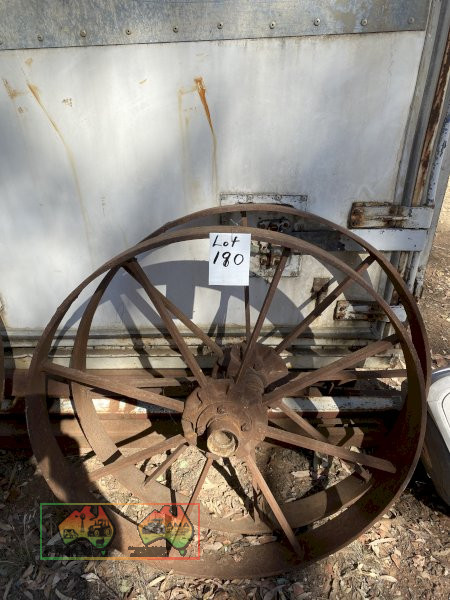 2x Old Steel Wheels 1000mm