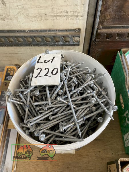 Hexagon text Screws 150mm long