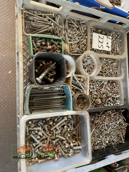 Tray of Assorted Nuts and Bolts