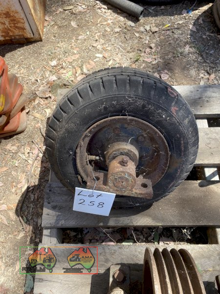2 x small tyres