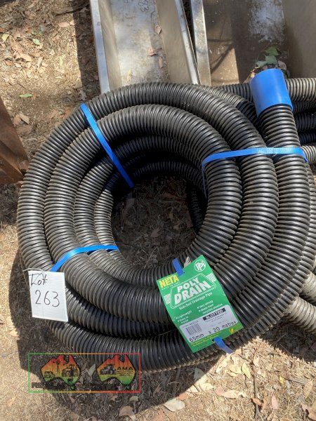 New Poly Drain Pipe (Slotted)