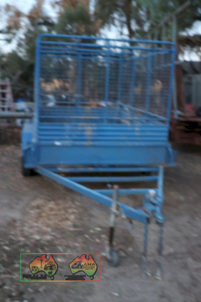 Tandem 12x6 trailer with stock crate - photo 2