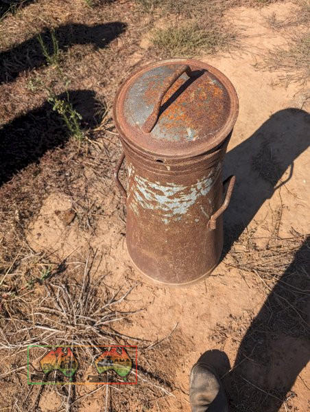 OLD MILK CAN