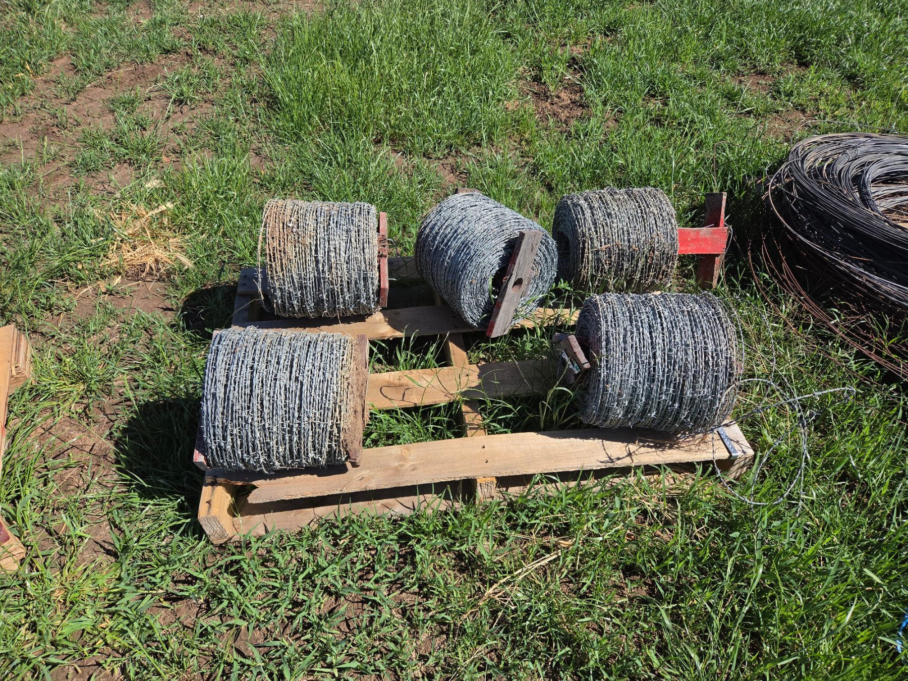 New - 5x Coils of Barb Wire (Un-used) - photo 2