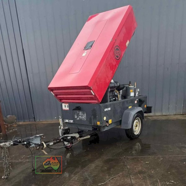 Chicago pneumatic CPS 185 Diesel Air Compressor Includes Blowgun + 20m 3/4″ Hose - photo 2