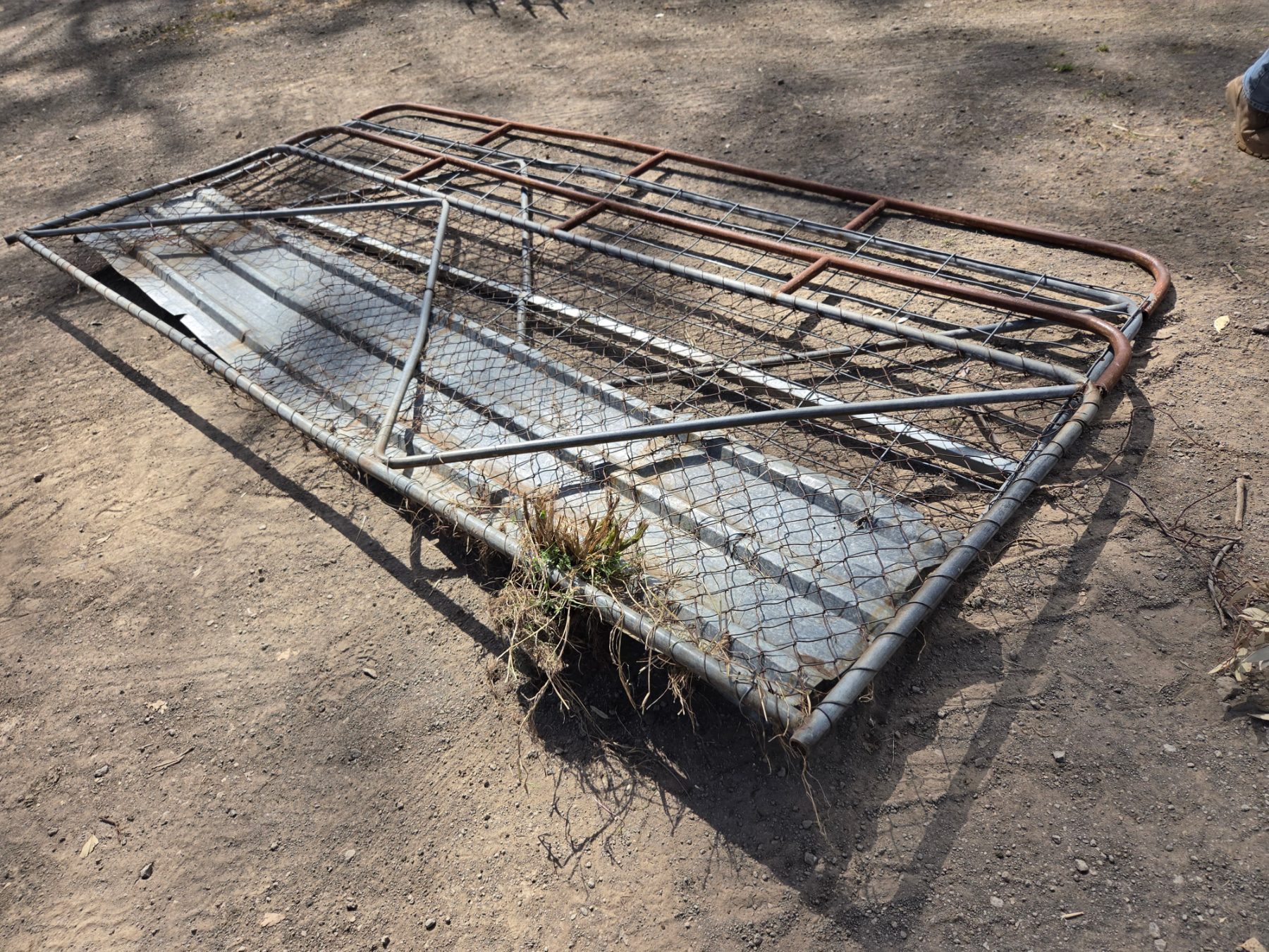 Used - 2x 12ft Steel Farm Gates - photo 2