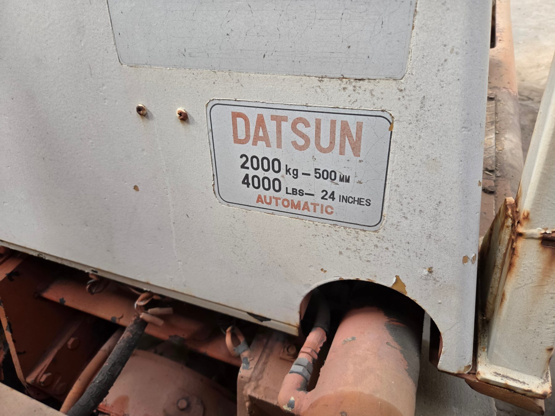 Datsun Petrol Forklift - photo 4