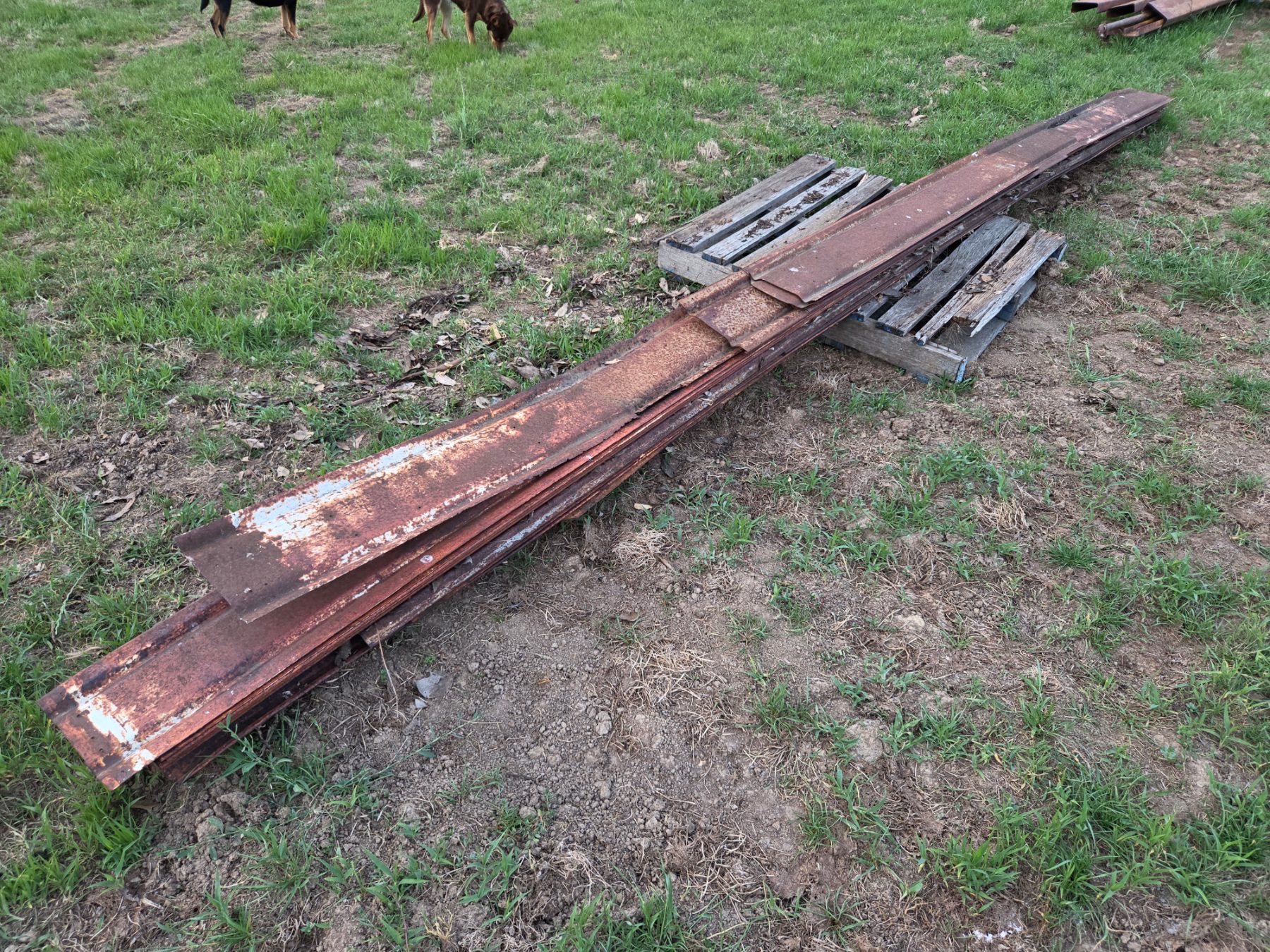 Used - Steel Stockyard Rails - photo 1