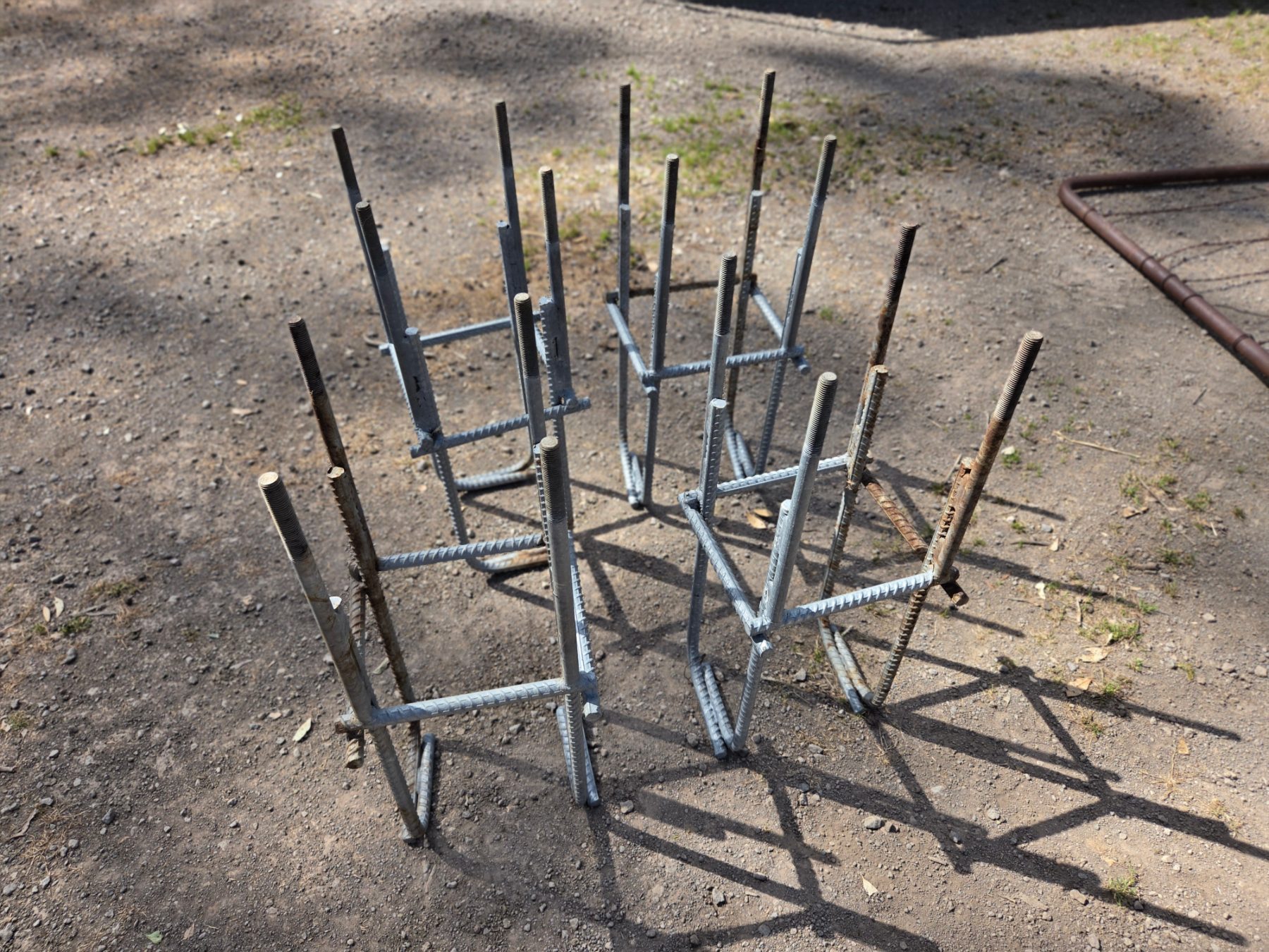 Used - 4x Shed Footing Saddles - photo 1