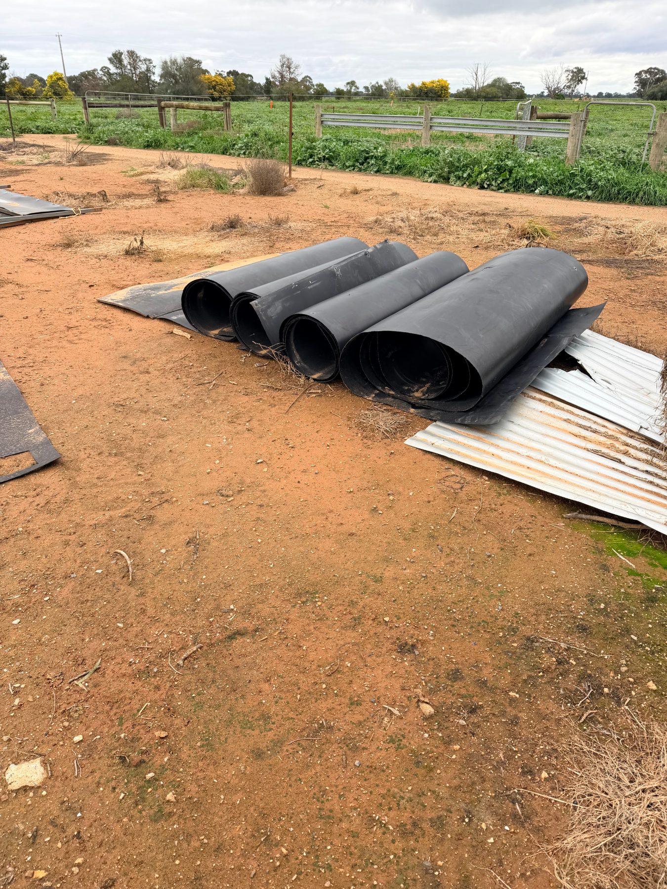 4 rolls of heavy plastic