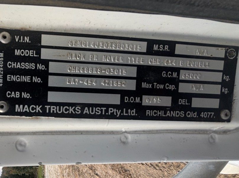 Used - 1995 CHR Mack E7-454 Econodyne Prime Mover (REDUCED PRICE) - photo 19