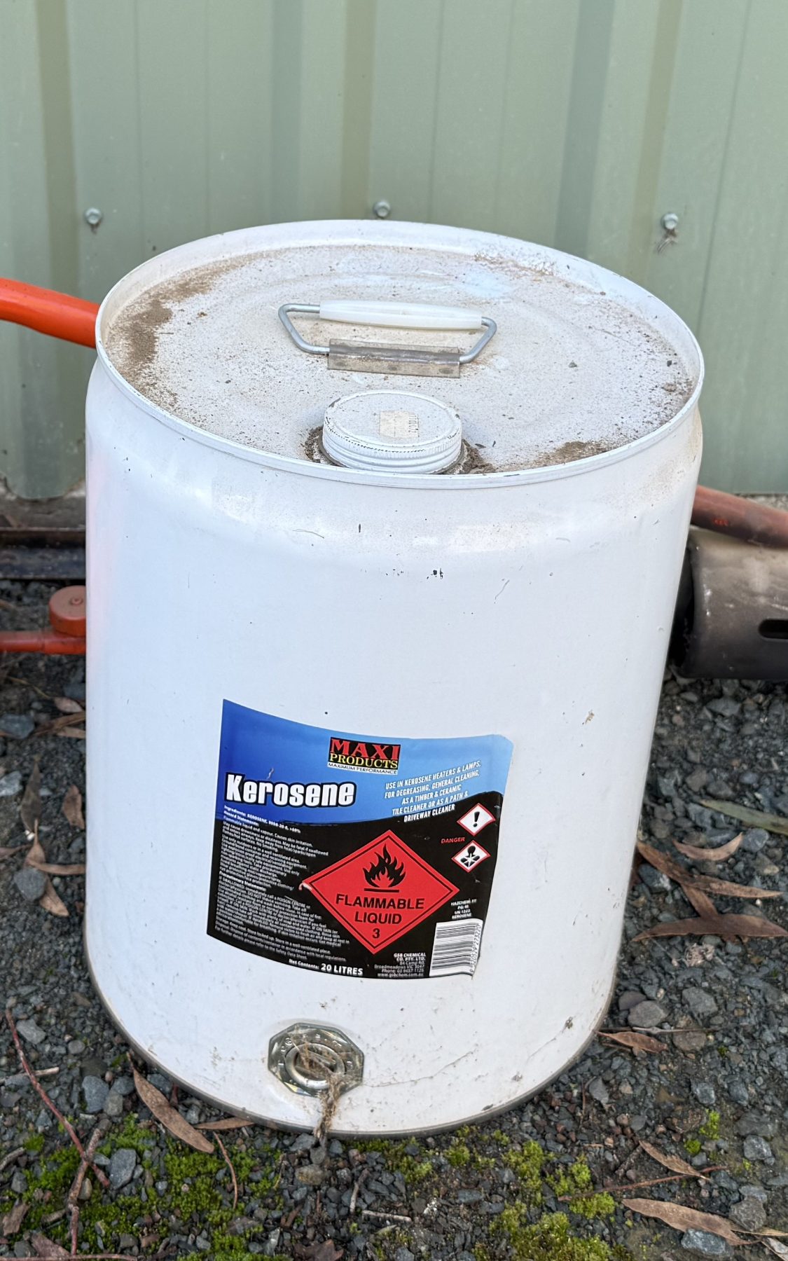 Approx. 15L of Kerosine