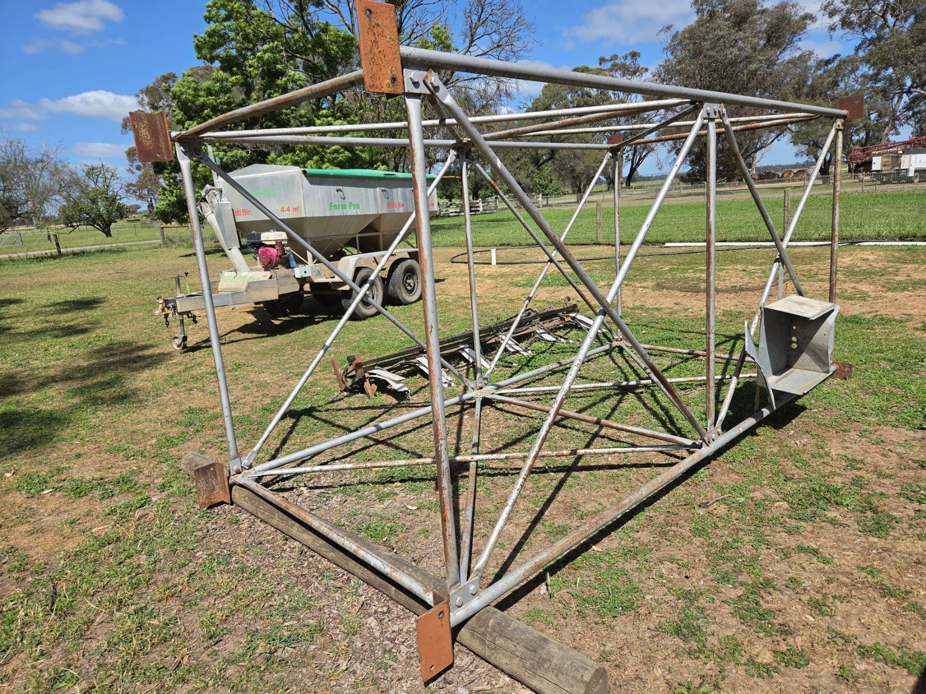 Used - Solid Steel Tank Stand Frame - photo 2
