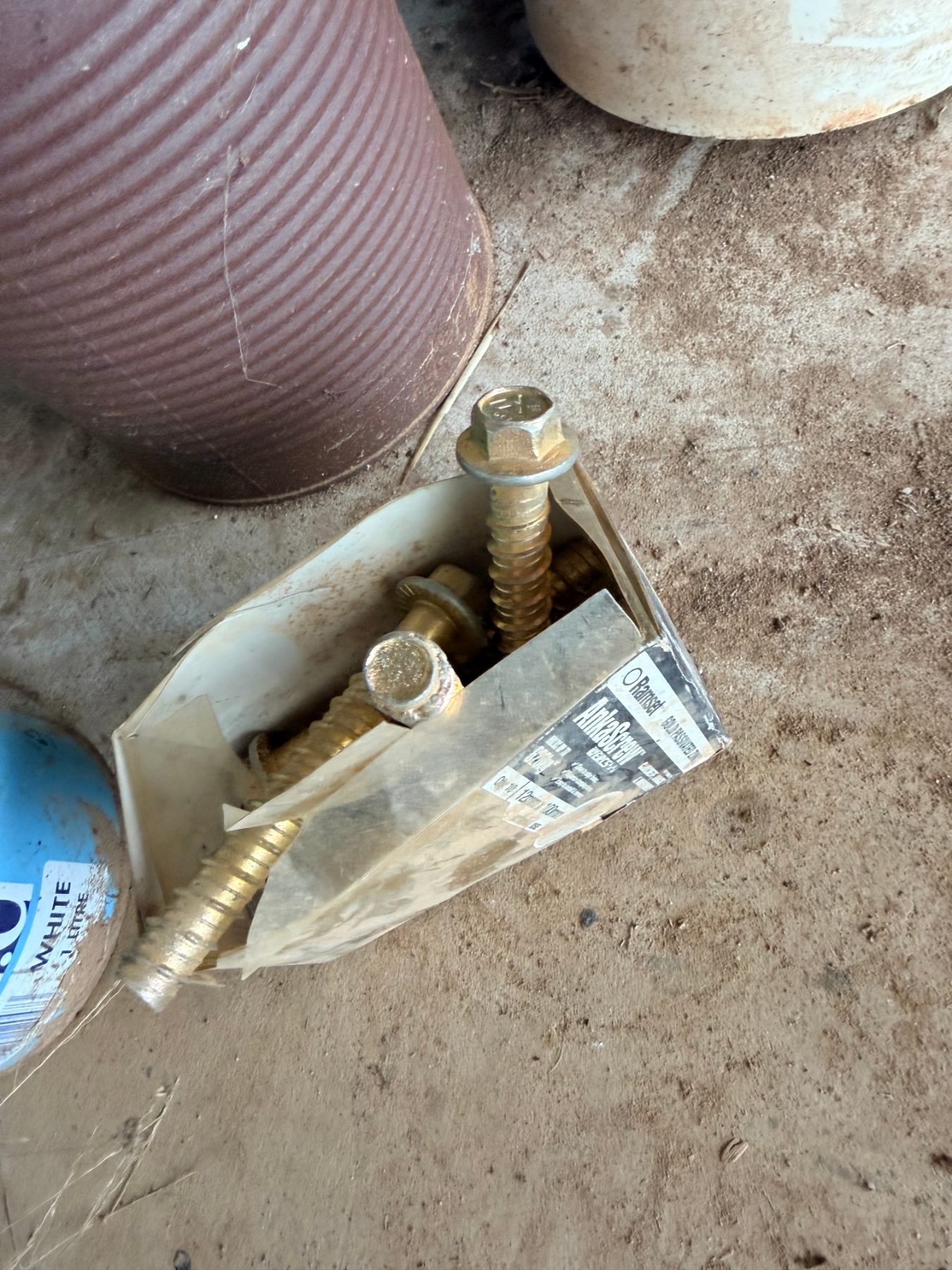 Tub full of assorted nuts, bolts, screws, rivets etc. - photo 11
