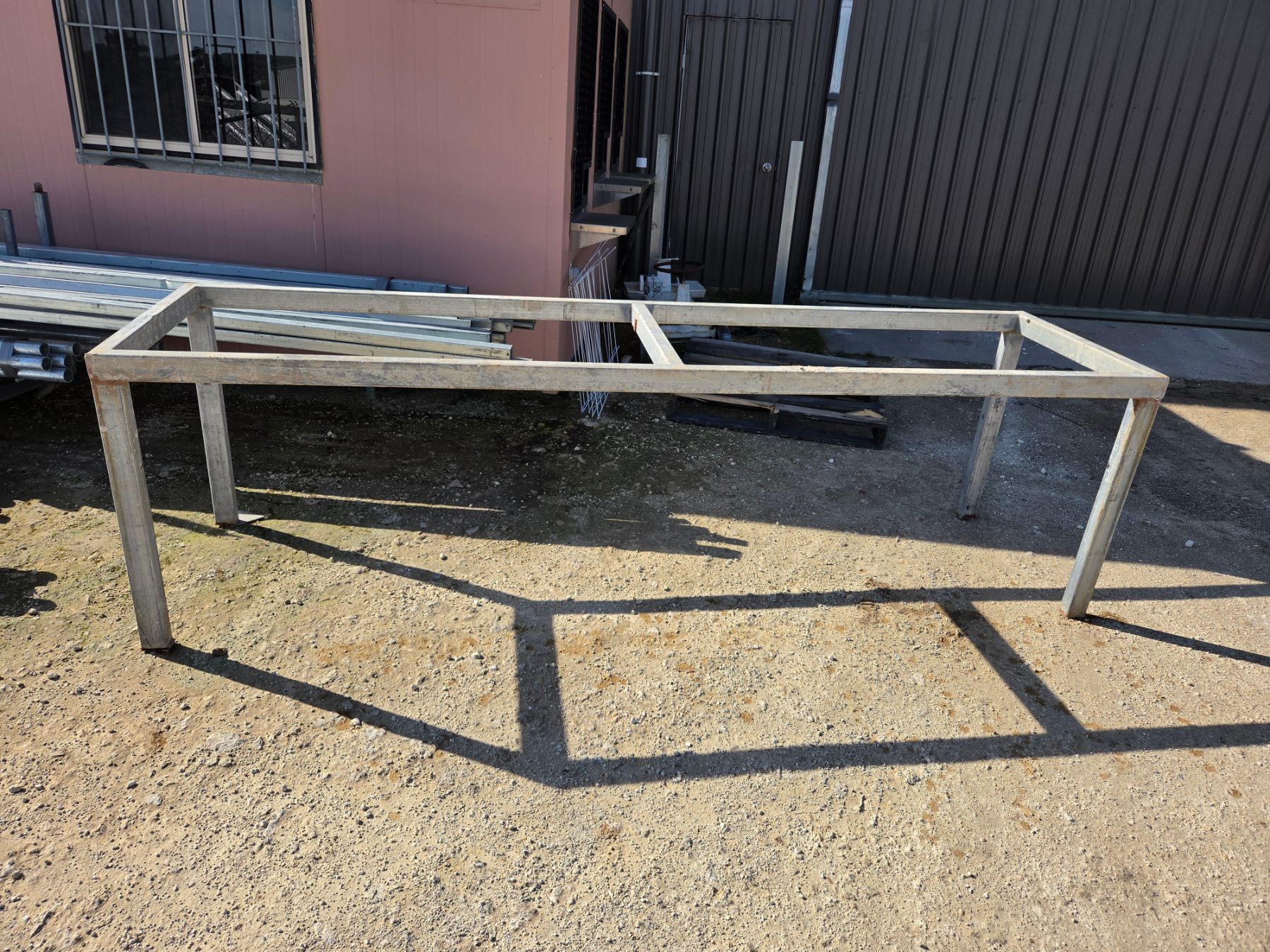 Galv. Workshop Bench Frame 3200L x 800W x 940H - photo 2