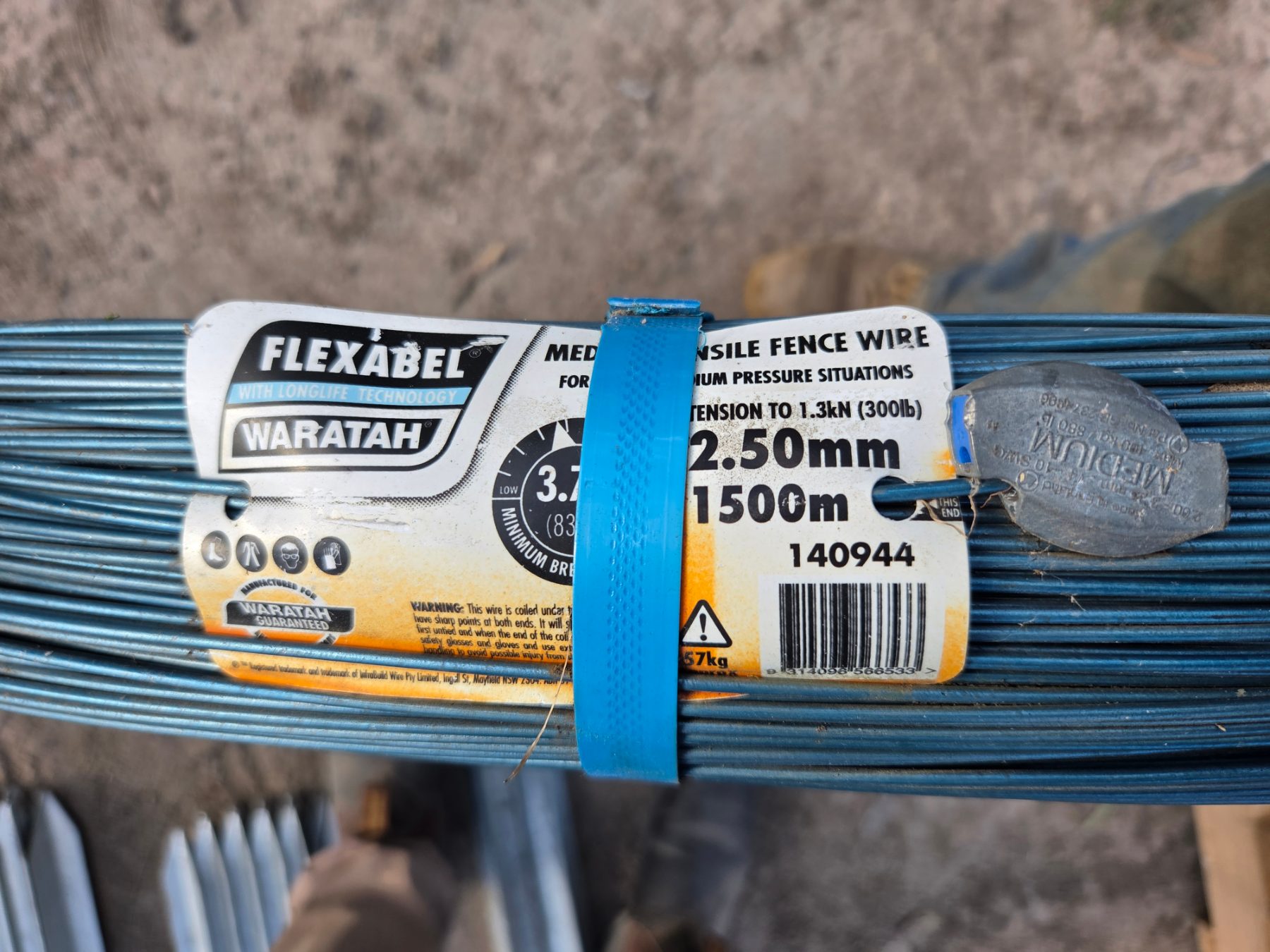 New - 1500m Coil of Waratah 2.5 Fexabell Wire - photo 5