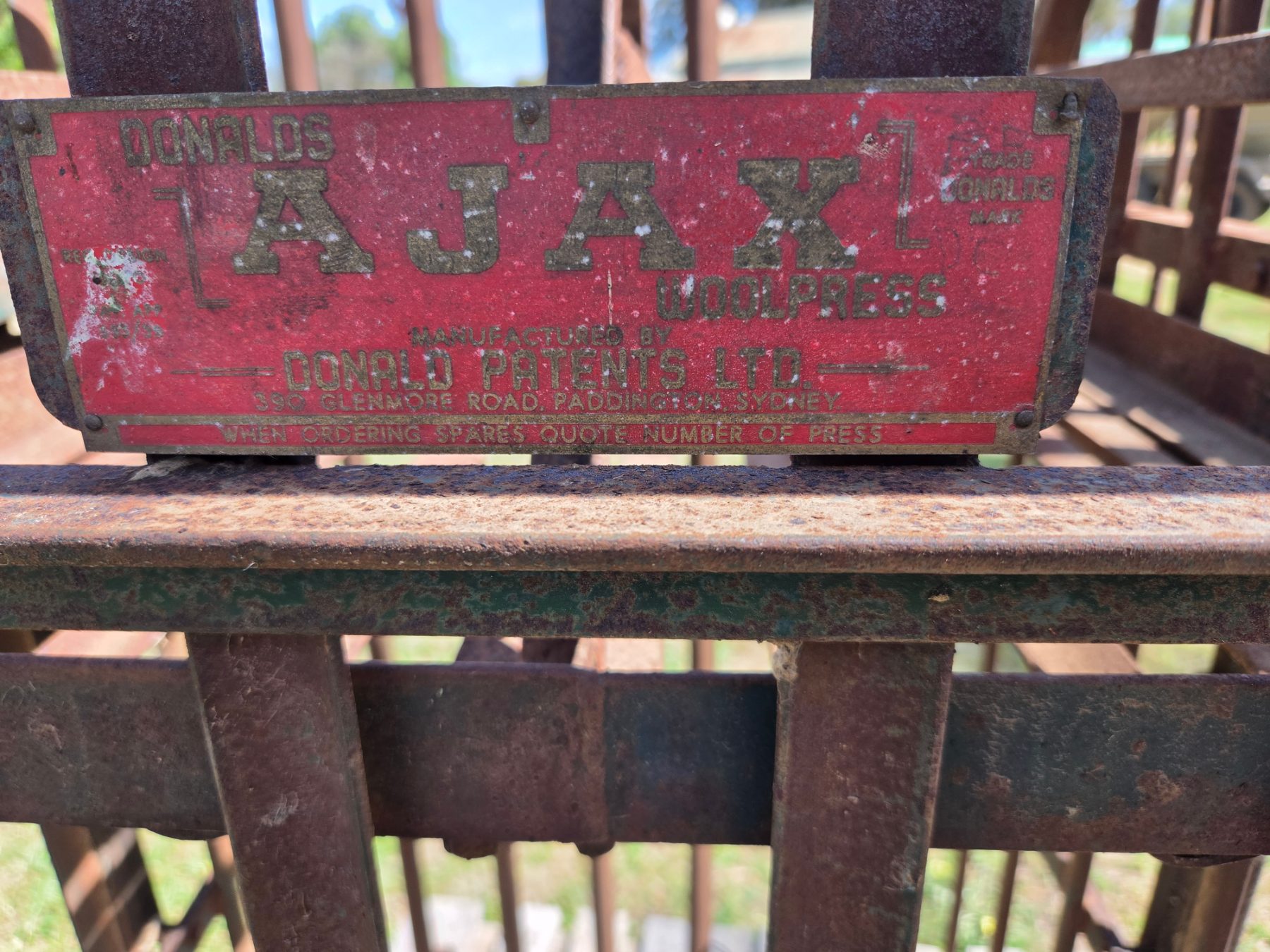Used - Ajax Lever Action Wool Press - photo 5