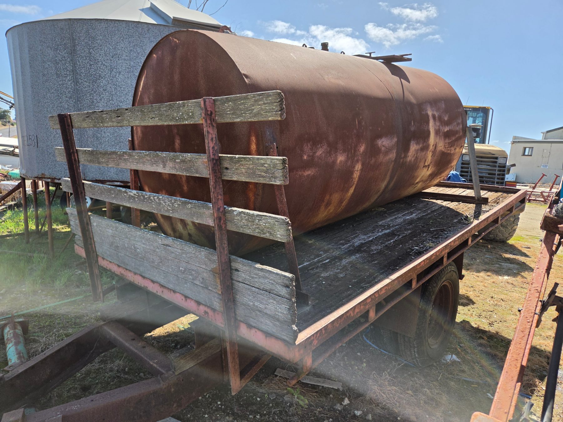 Water Tank on Farm Trailer - photo 1