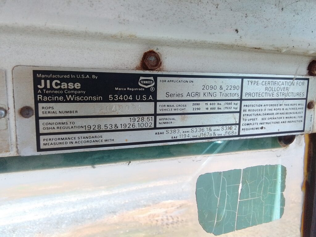 Case Agri-King 2090 Tractor - photo 13