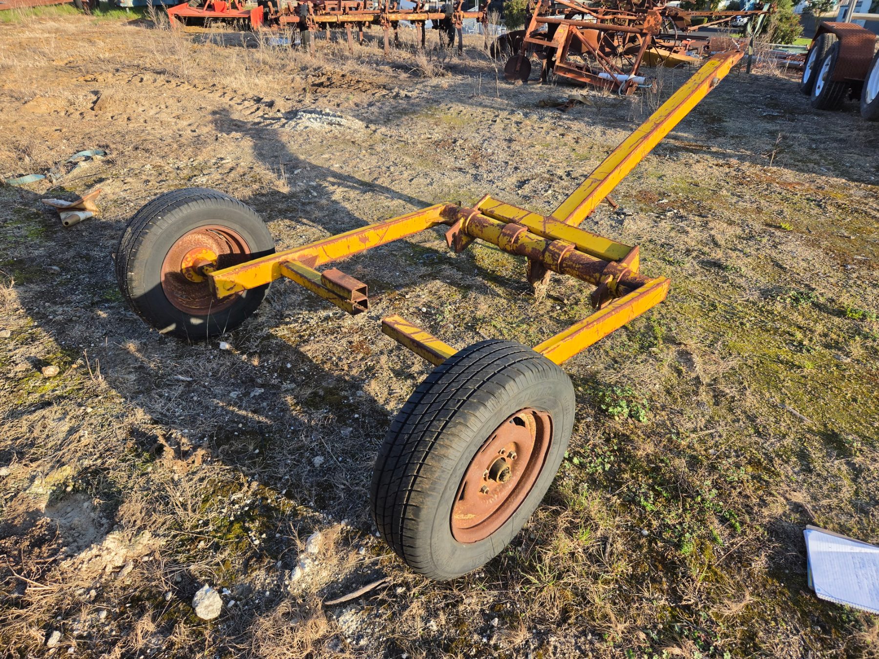 Tow frame with Good Axle & 14" Wheels - photo 3