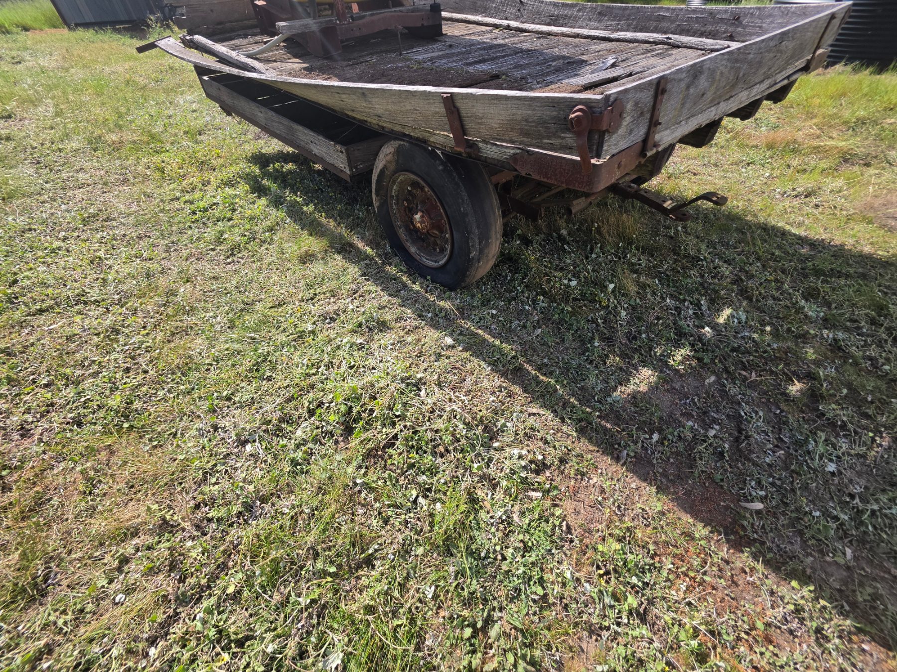 Used - Old Timber Farm Trailer - photo 5