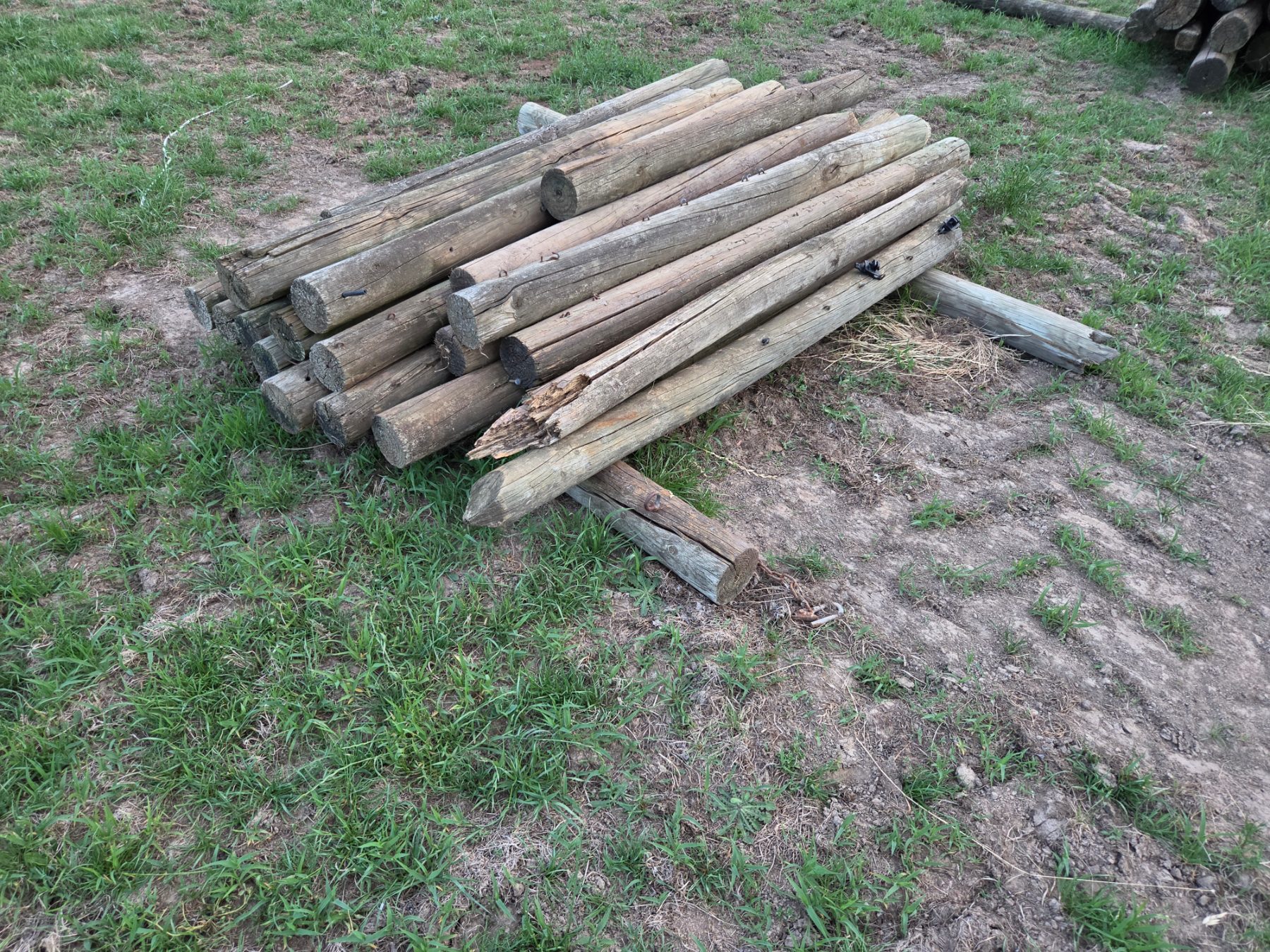 Used - x Assorted Pine Posts - photo 5