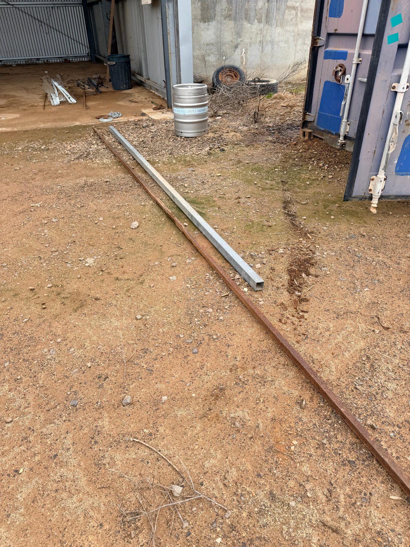 2 lengths of scrap steel - photo 2
