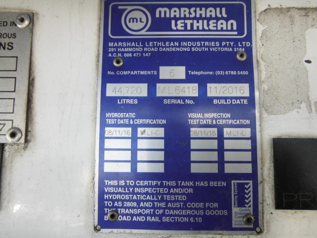 2016 Marshall Lethlean Tri-axle Tanker - photo 15