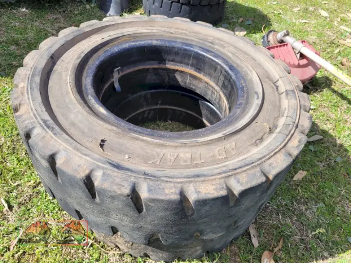 2x 12" Solid Forklift Tyres (Kyabram Vic.)