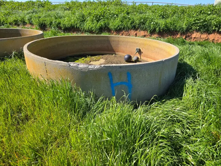 10ft Stock Trough with Ball Valve (H)