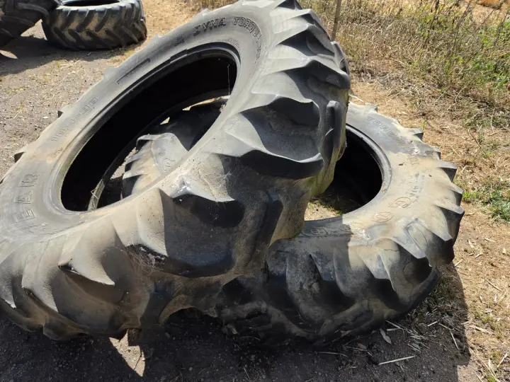 Used - 2x Goodyear 14.8-38 Boom Spray Tyres