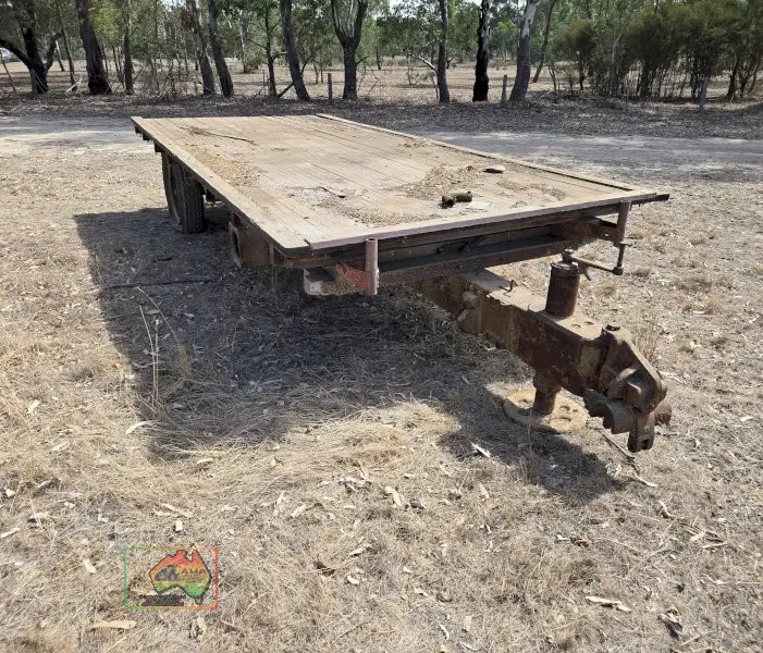 H/duty Flat-Top Farm Trailer