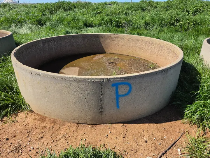 10ft Stock Trough with Ball Valve (P)