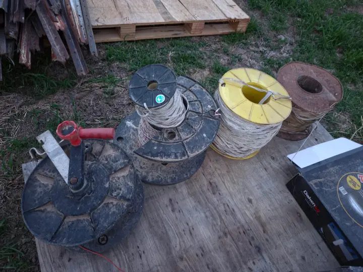 Used - Assorted Hotwire Tape & Wind-up Reel